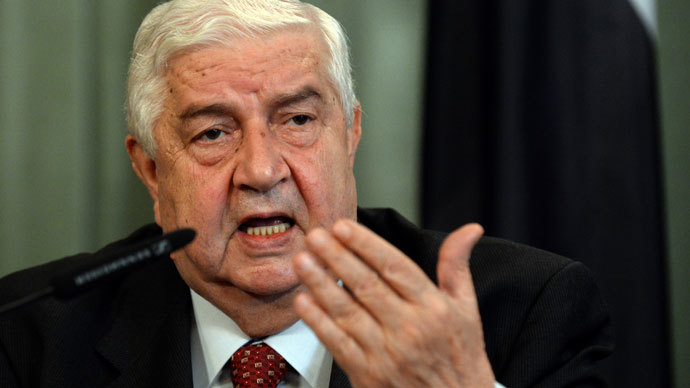 Syrian Foreign Minister Walid Muallem.( AFP Photo / Yuri Kadobnov)