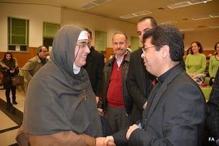 Mother Agnes meets Ottawa clergy (Feras Atieh)