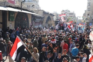 Thousands of people in major cities of Syria continue marching in support of the Syrian army, defying terrorism and foreign-imposed violence and “solutions”.